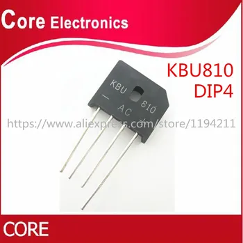 

200PCS/LOT KBU810 KBU-810 8A 1000V diode bridge rectifier new