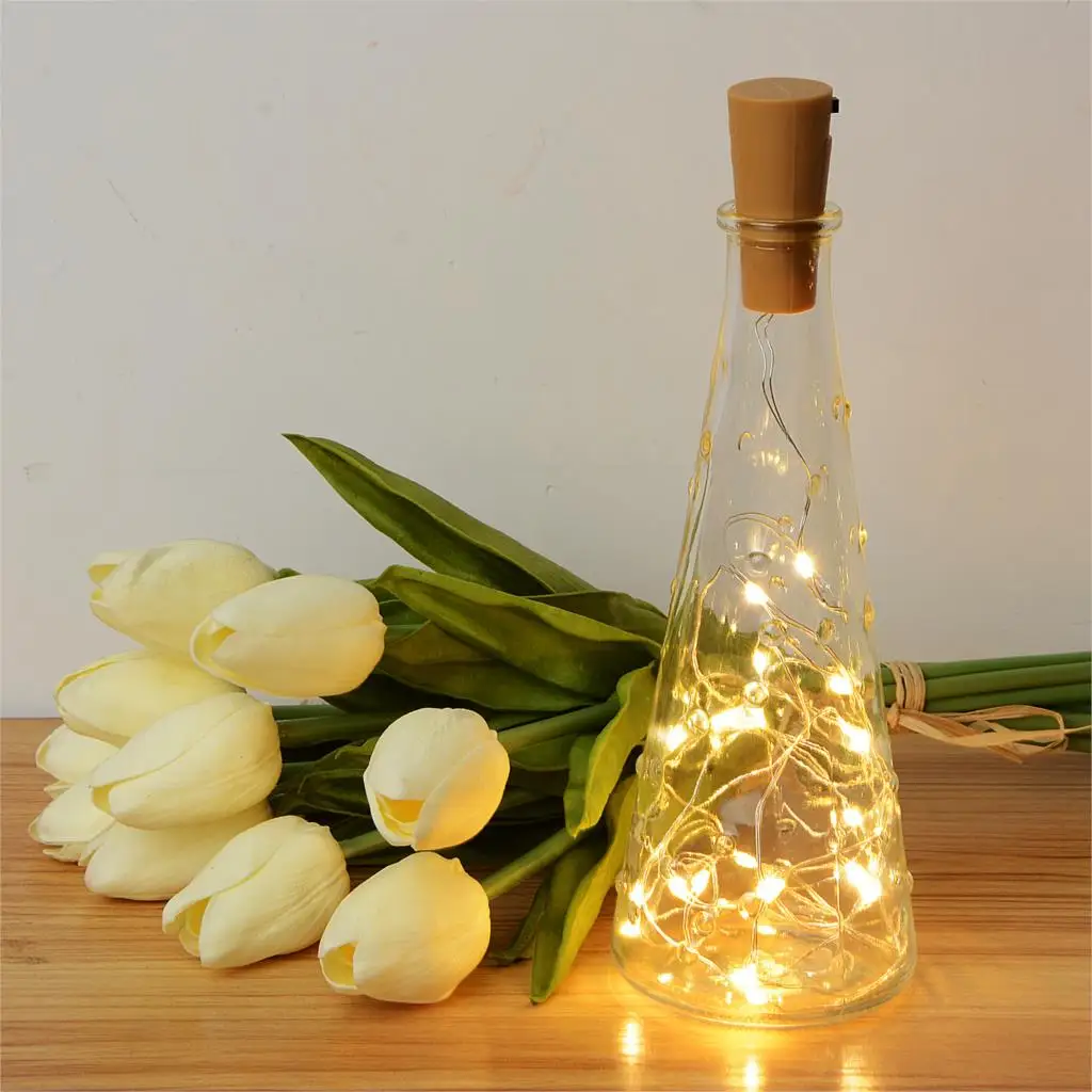 2M 20LED Wine Colorful LED String Lights Cork Shaped Bottle Stopper