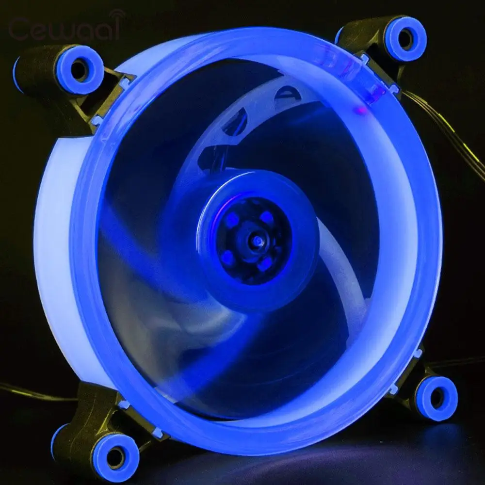 

15LED 5V 12CM Computer Fan Cooler Colorful Silent PC CPU Cooling Cooler Fan for Video Card Heatsink Desktop PC Fans