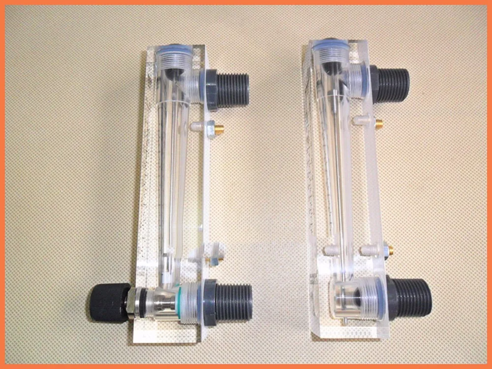 

LZT-15M 0.3-3GPM Square Panel tye water Flowmeter Flow Meter rotameter LZT15M Tools Flow Measuring With regulating valve
