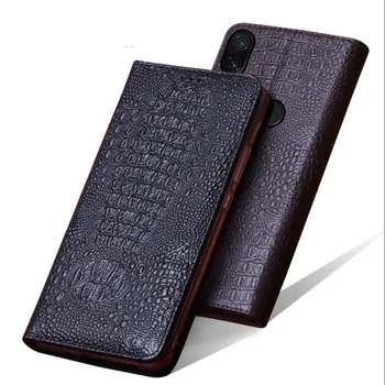 

Nefeilike Luxury For Xiaomi Redmi Note 7 Genuine Leather Case Cover Luxury Book Flip Leather Case For Redmi note7 Back Case