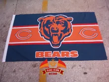 NFL Chicago Bears football club flag, Rugby soccer Match fan banner,flag king 90*150CM polyster