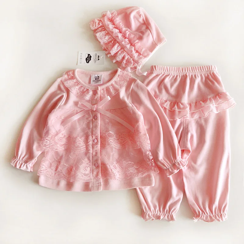 3 шт. детский комплект одежды для новорожденных на 1 й день рождения|baby suit|baby girl