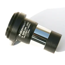 Ocular celestron barlow, peça ocular para lente barlow de 2x, 1.25 polegadas, inserção da lente 2x sem monocular