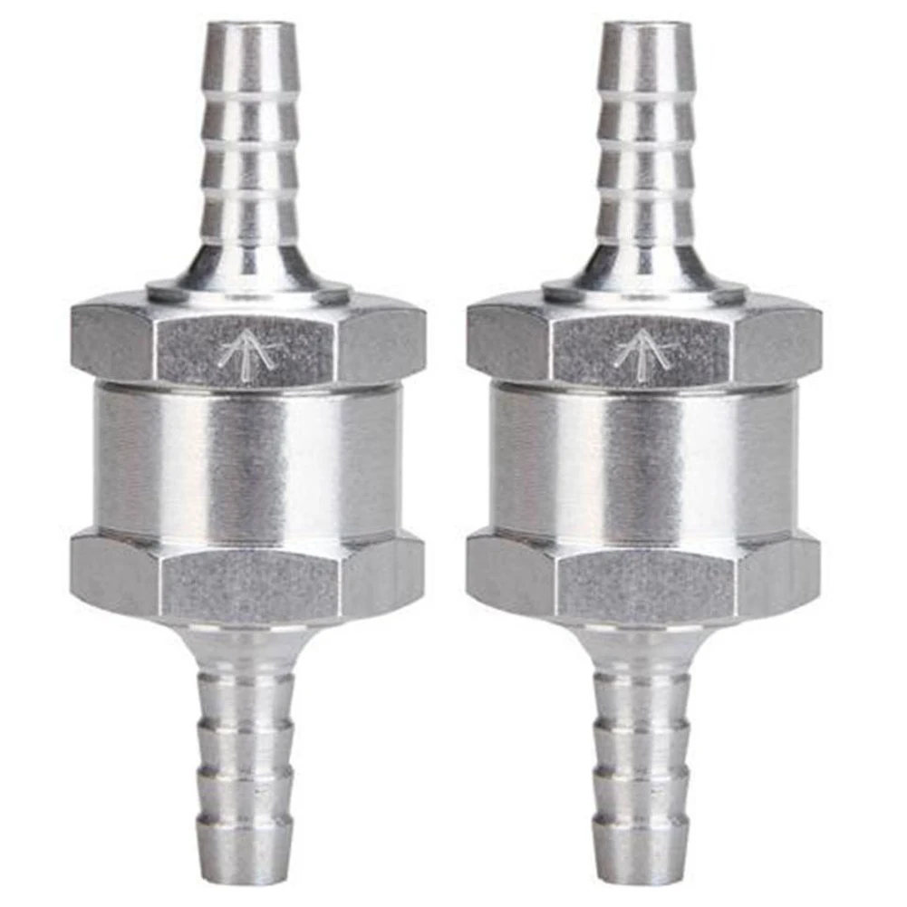 2x 12MM Non Return One Way 3/8 Inch Air Fuel Oil Check Valve Diesel Gas