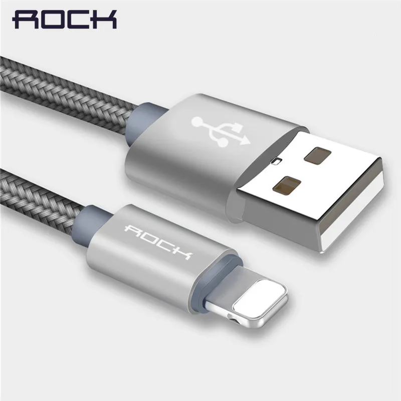 

ROCK USB Cable for iPhone Cable 2018 XS MAX XR X 8 7 6 Plus 6S 5S plus iPad mini Fast Charging Cables Mobile Phone Charger Cord