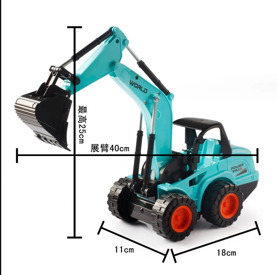 Мини RC грузовик электрические игрушки для детей с беспроводной пульт дистанционного управления экскаватор землекоп игрушки модель