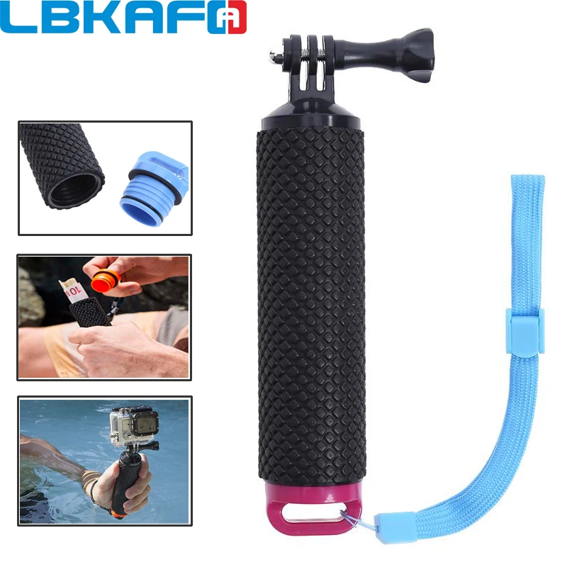 

LBKAFA Robber Floating Handle Grip Rubber Non-slip Mini Tripod Monopod Moun For GoPro Hero 6 5 4 3 + SJCAM SJ4000 SJ5000 SJ6 SJ7
