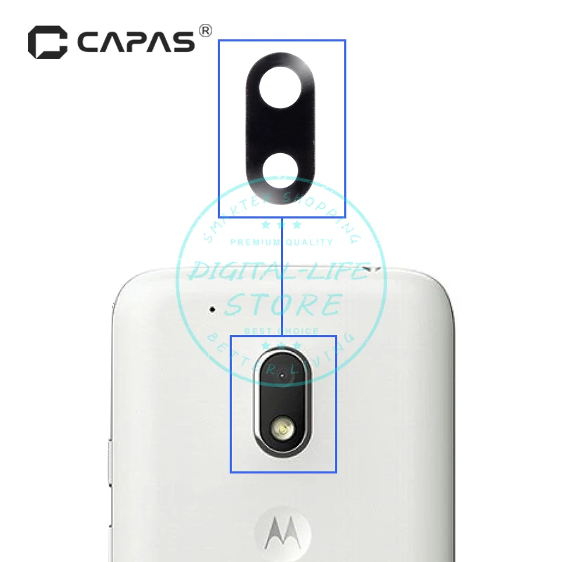 Rear Back Camera Glass Lens Cover for Motorola Moto G4 Play Replacement