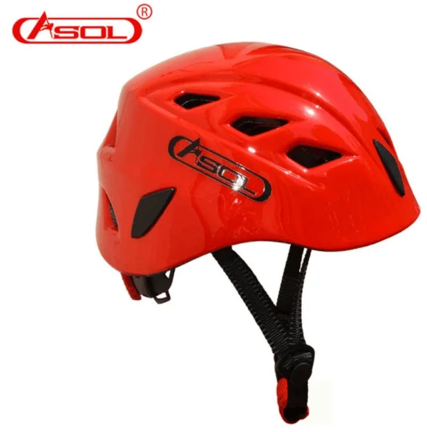ASOL Профессиональный Горный альпинистский шлем цельно-Формованный дышащий 310 г Безопасный шлем для скалолазания