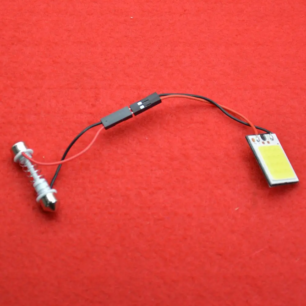 1 шт. Белый T10 18.24.36.48SMD COB Светодиодная панель для автомобиля Auto интерьерная лампа