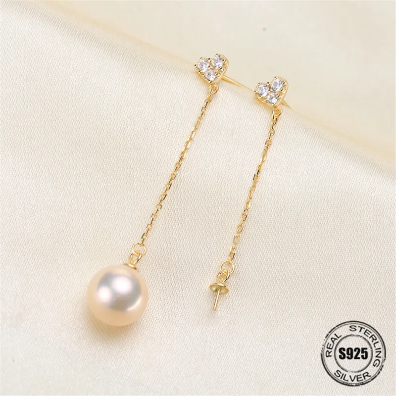 

Genuine 925 Sterling Silver Earrings Ear Clip Ear Hook DIY Handmade Ear Jewelry Materials Accessories