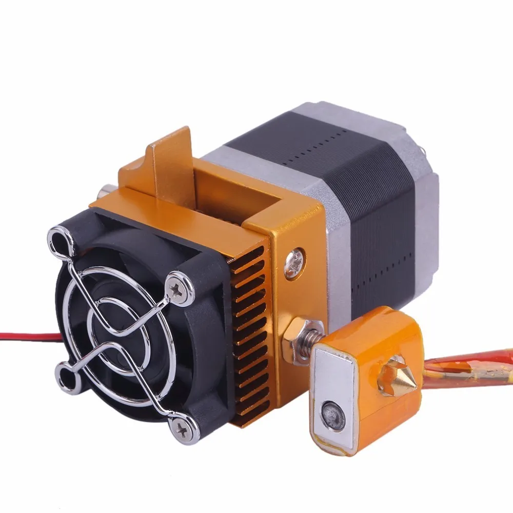

MK8 Extruder 3D Printer parts Upgrade Latest Printhead nozzle 0.4mm Extrusion Head Single Exturder Energy Saving 1.75 Filament