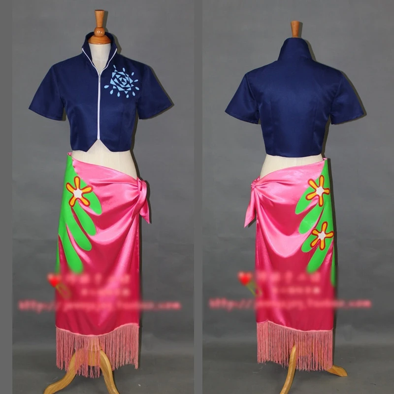 

ONE PIECE Nico Robin Cosplay Costume Halloween Uniform Outfit Full Set Custom-made