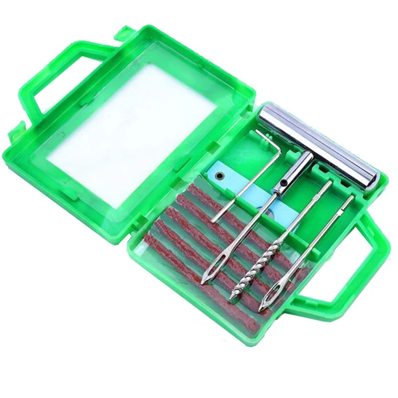 Billige 10 stücke Reifen Reparatur Kit Diagnose Motorrad Werkzeuge Tubeless Reifen Reparatur Kit Auto Van Fahrzeug Rad Reifen Punktion Ausbessern werkzeuge