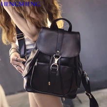 

Free shipping hengsheng best selling women backpack with leather female backpack women school backpack for girls backpack