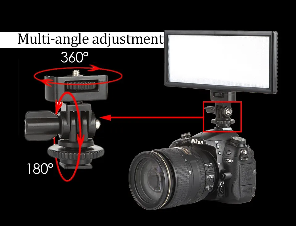 Viltrox L132T светодиодный светильник для видео ультра тонкий ЖК-дисплей двухцветный и Диммируемый DSLR студийный светильник лампа панель для камеры DV видеокамеры