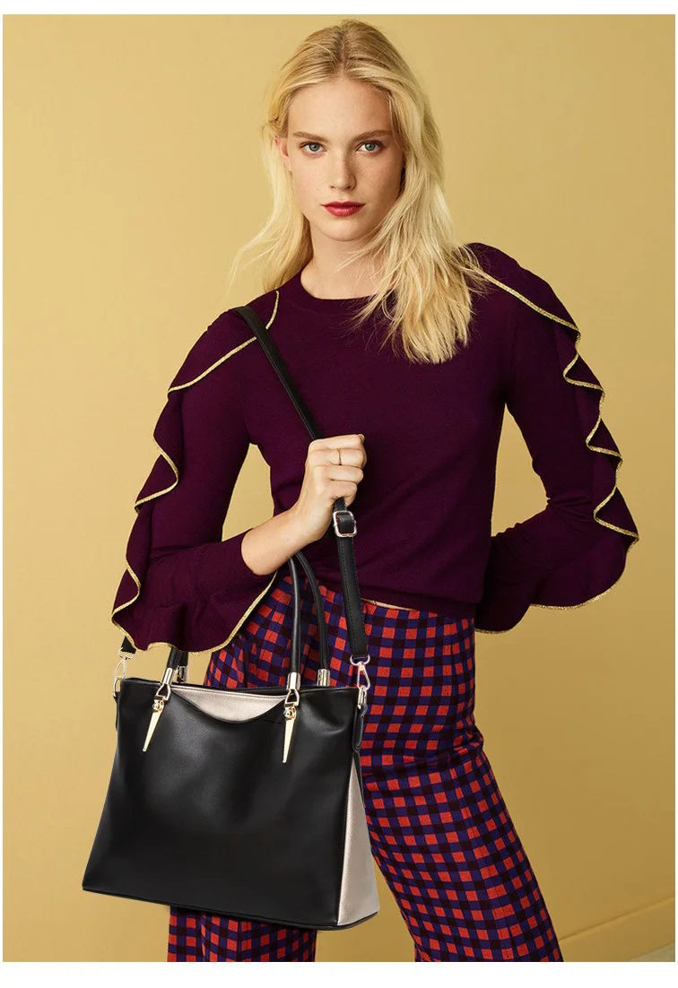 leather shoulder bag