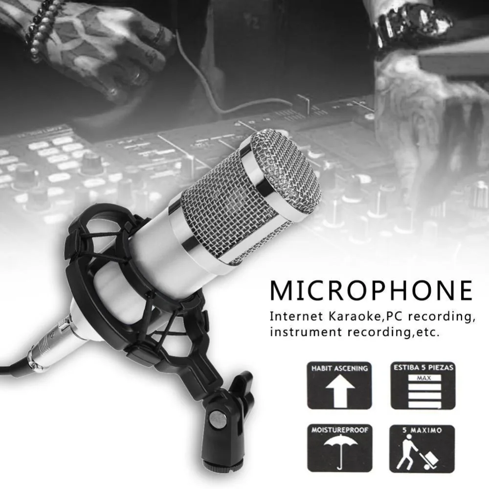 Профессиональный конденсаторный микрофон bm 800 для компьютера аудио караоке