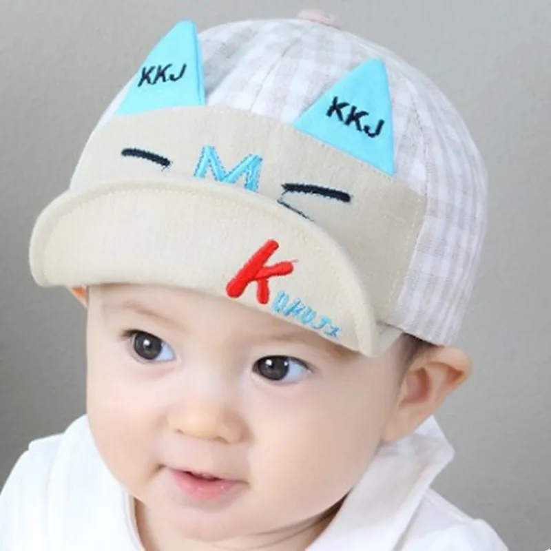 HATGUD TYLZT New Cotton M Cartoon Cats Children's Baseball Hats Fashion