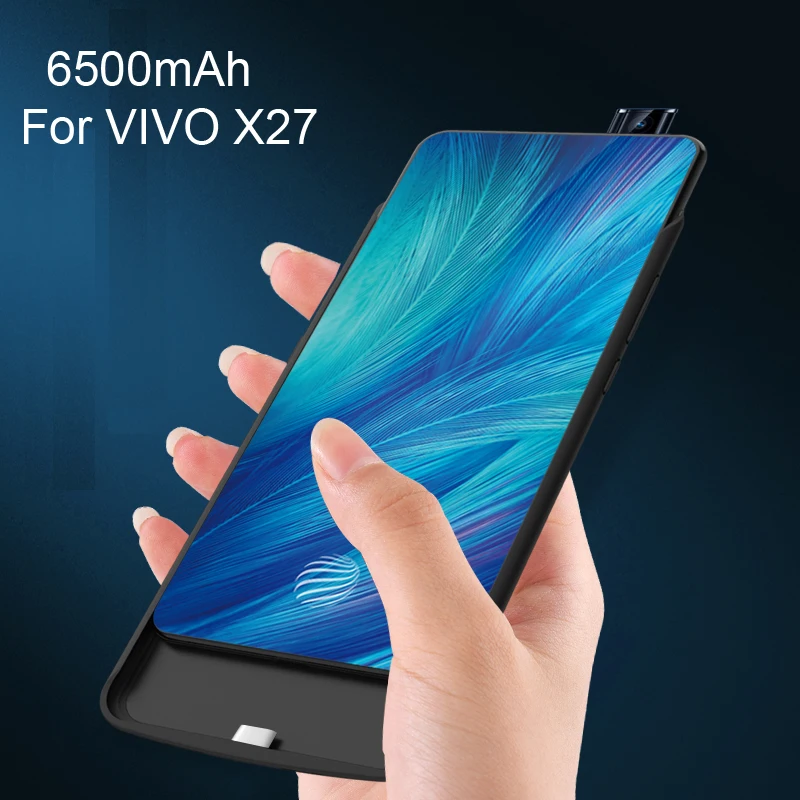 Высококачественный чехол с внешним аккумулятором на 6500 мА · ч для VIVO X27|Чехлы