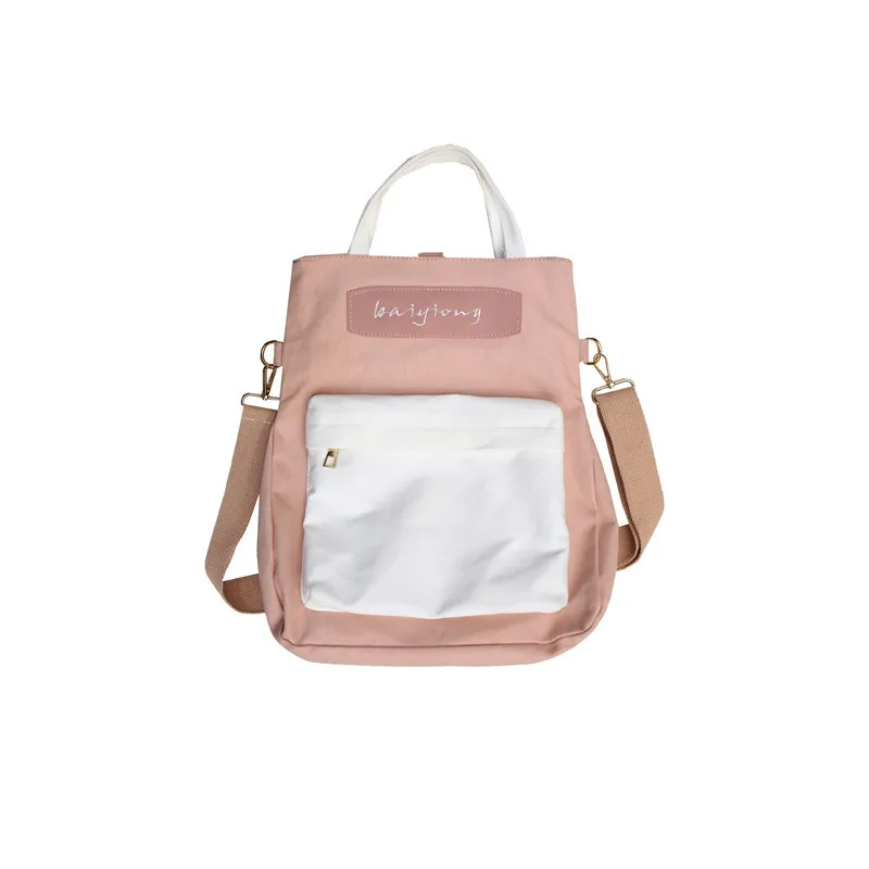 

Canvas Backpack Women Multi-function Matching Backpacks Travel Literary Single Shoulder Diagonal School Bags for Teenage Girls