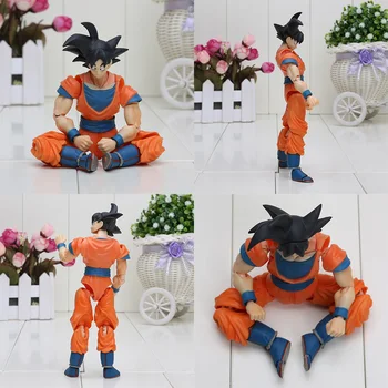 

16cm Dragon Ball Z Son Goku Son Gokou PVC Action Figure Toy Dragon Ball Figure change face