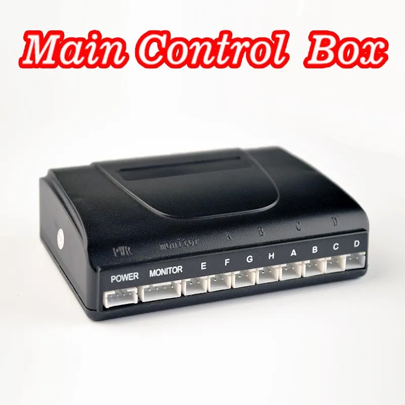 

Hippcron The Main Control Box for Car LED/Monitor Parking Sensor Kit 8 Sensors Backlight Reverse Backup Monitor System 12V