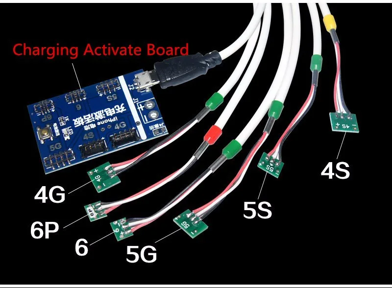 Зарядное устройство кабель силовые кабели+ активировать доску для iPhone 6 6 plus 5G 5S 4S 4G Ремонт