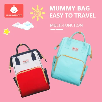 

Fashion Mummy Maternity Nappy Bag Large Capacity Baby Nursing Bags Backpack Handbag Waterproof Travel Diaper Bag for Baby Care