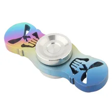 Красочные Скелет Непоседа счетчик стресс борьбе игрушки Ханс Spinner с коробкой