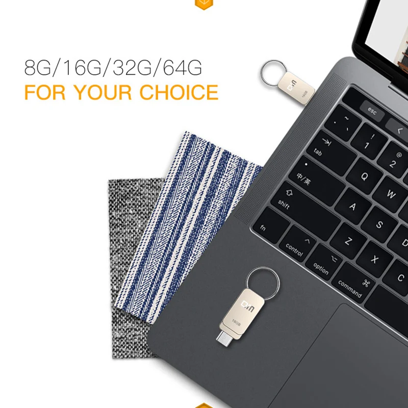  DM PD020 USB Flash Drive Micro USB OTG 64 32GB Pendrive 16GB For Xiaomi Note 5 Redmi 5 Plus 4X Phon
