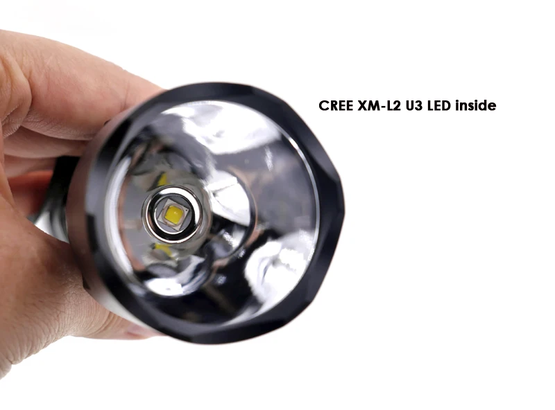 C8 CREE XM-L2 U3 Алюминий Водонепроницаемый AMC7135 драйвер платы светодиодный вспышка светильник фонарь светильник Фонари Портативный светильник использовать 18650