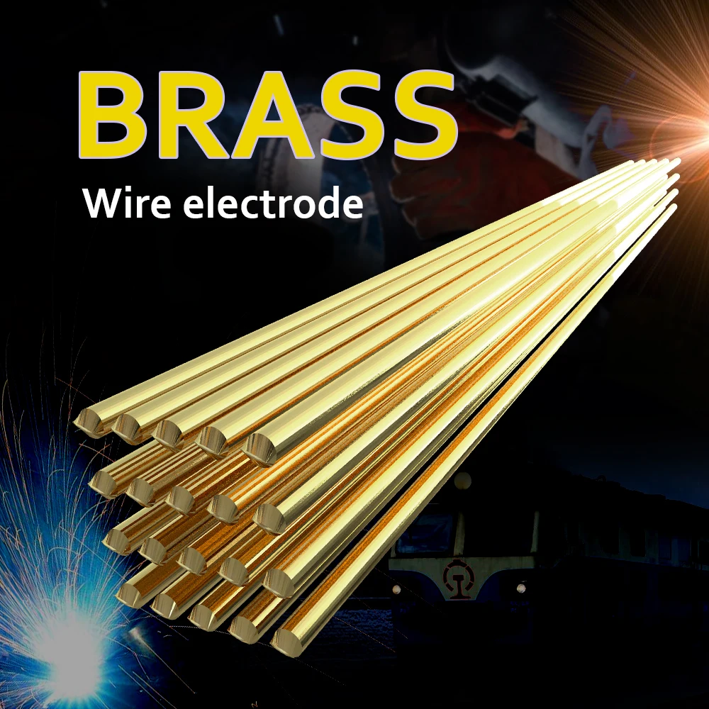 Brass Welding Wire Electrode 1.6mm*333mm Soldering Rod No Need Solder