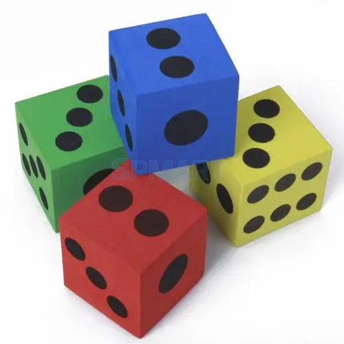 MagiDeal 12Pcs Foam Mathmatics Dice for Kids Children Building Blocks Novelty Toys School Math Teaching Aids Educational Toys
