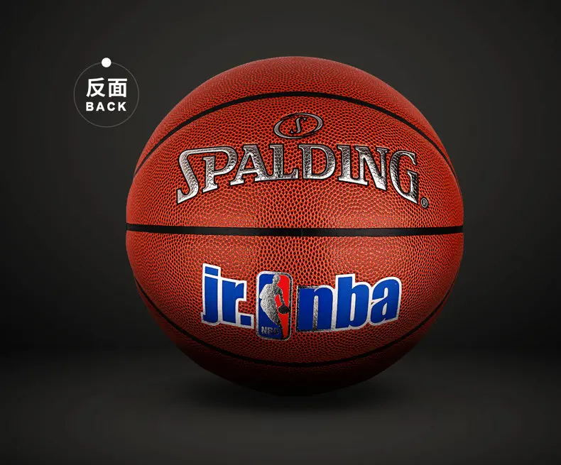 SPALDING, баскетбольный мяч, для помещений, для улицы, для женщин, официальный размер 6, PU материал, мяч для молодежи JR 74-945Y