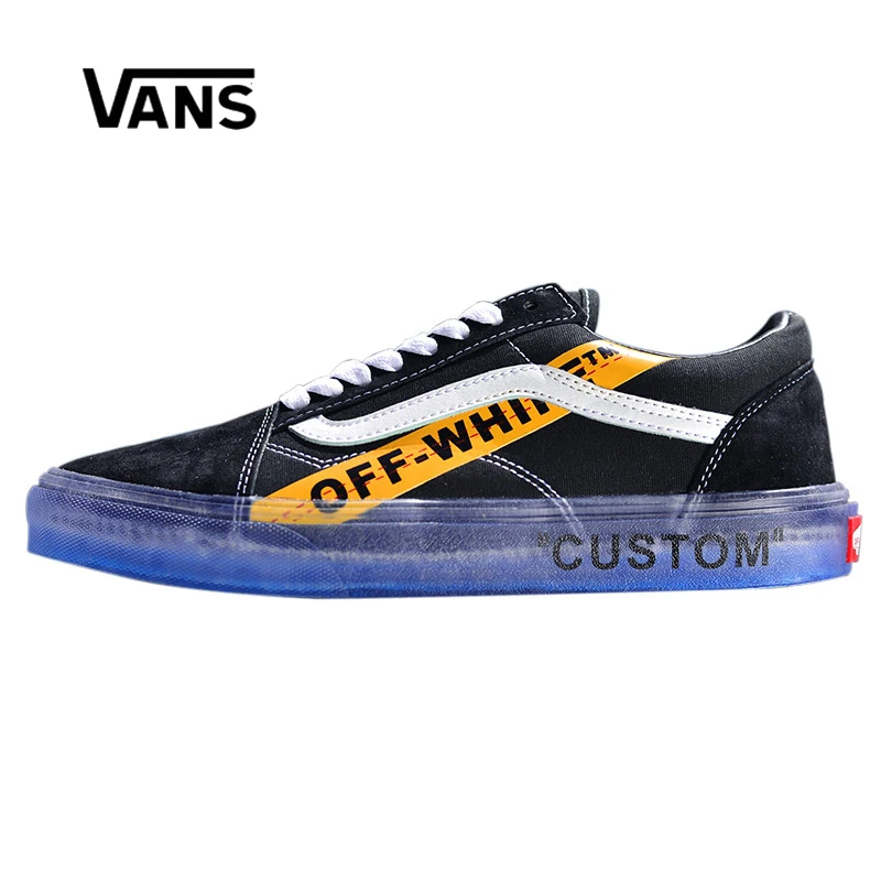 off white x vans old skool custom