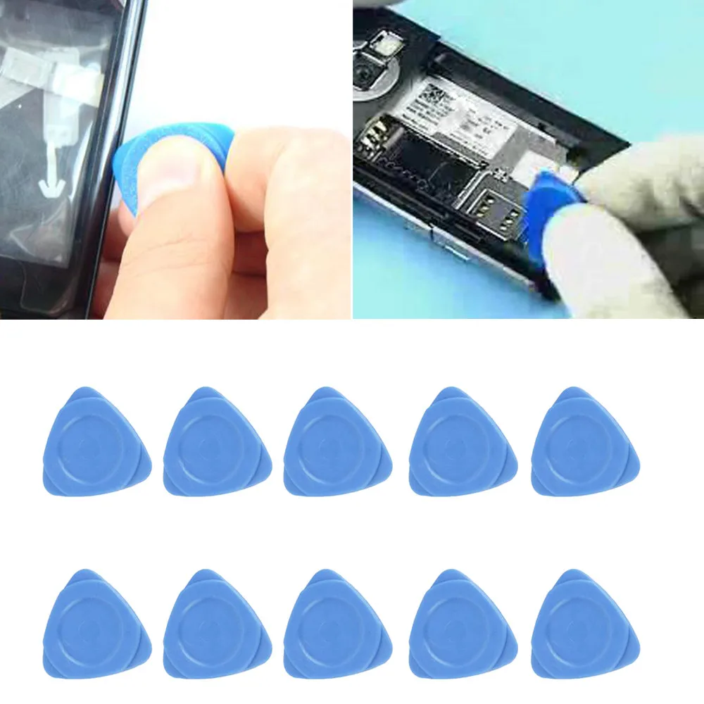 

Repair Tool Kit 10 PCS Phone Opening Tools Plastic Guitar Picks Pry Opener for iPhone iPad Tablet PC Disassemble Tool#15