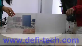 

DfLabs 29cm * 21cm A4 SIZE SAMPLE OF Self-adhesive Smart Switchable Glass Film for rear projection screen film