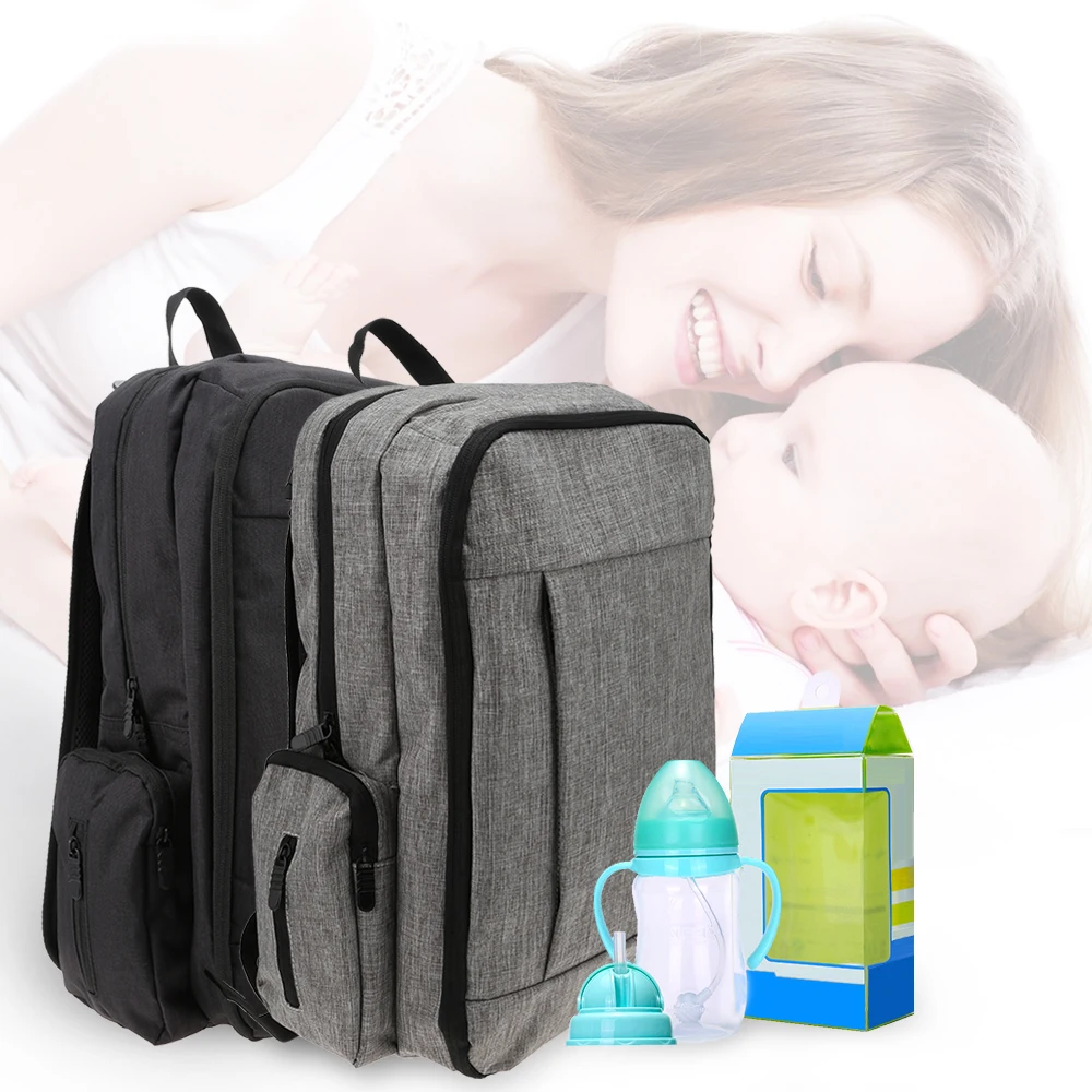 

Multifunctional Mummy Maternity Nappy Bag Large Capacity Mummy Stroller Pouch Backpack Baby Nursing Bag For Baby Care 2 Colors