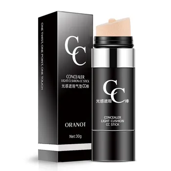 

1pcs Waterproof Air Cushion CC Natural Concealer Moisturizing Foundation Brighten Skin Face Whitening Concealer Stick