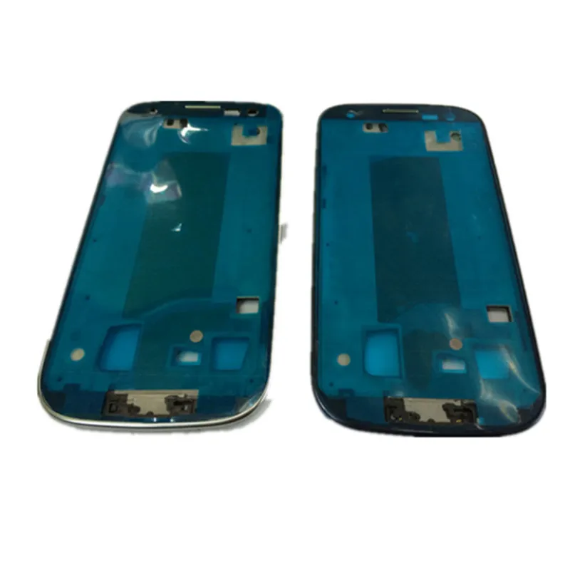Серебристый синий серый передний корпус рамка для samsung Galaxy S3 GT-I9300 i9305 9300i пластина Средняя рамка Лицевая панель
