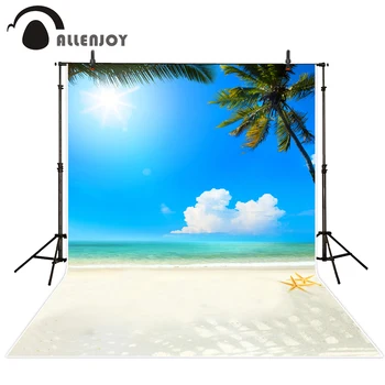 

Allenjoy vinyl backdrops for photography Summer Sea Sunshine Beach original design photography backdrops custom