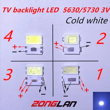 

SAMSUNG Seoul lextar uni 5630 5730 3V 0.5W 1W LED TV backlight SMD LED 1000pcs 500pcs