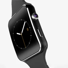 2016B luetooth Smart Uhr X6 + Gebogene Bildschirm Smartwatch Für iPhone Android Telefon Kamera Unterstützung SIM TF Karte Facebook Twitter
