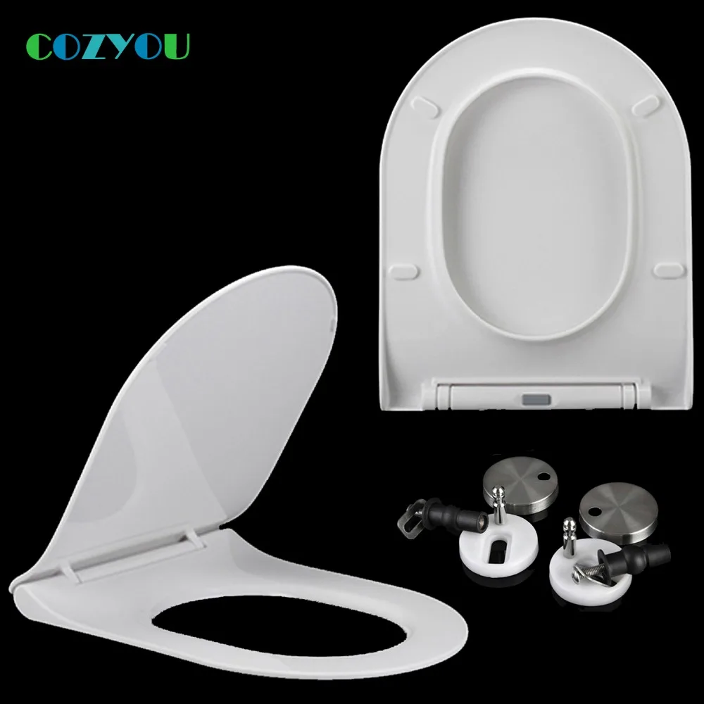 Сверхтонкая u образная крышка COZYOU для сиденья унитаза быстро удаляет d тип
