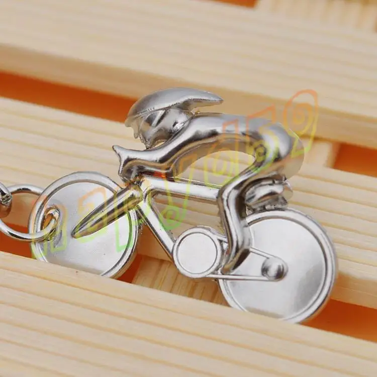 

2pcs creative metal Sporty man Road bicycle figure keychain keyring souvenirs bike Cycling lover biker AD party gift keychain