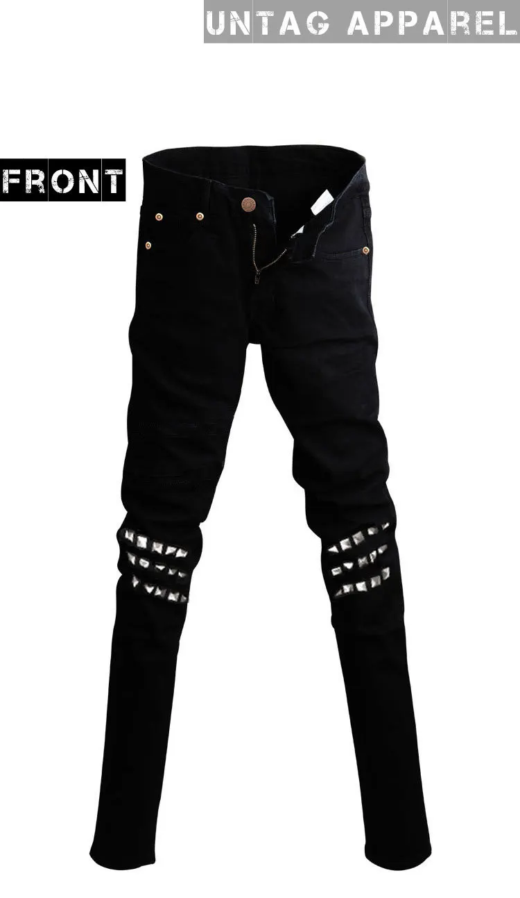 black jeans with studs