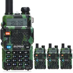 4 шт./лот Baofeng UV-5R домофонных УКВ 136-174 МГц и UHF 400-520 MHz UV5R Dual Band Дисплей Walkie Talkie двухстороннее радио