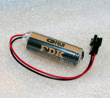 

10pcs Original New battery CR8.LHC 3V CR17450SE CR17450 PLC Lithium batteries with connector For FDK Battery free shipping